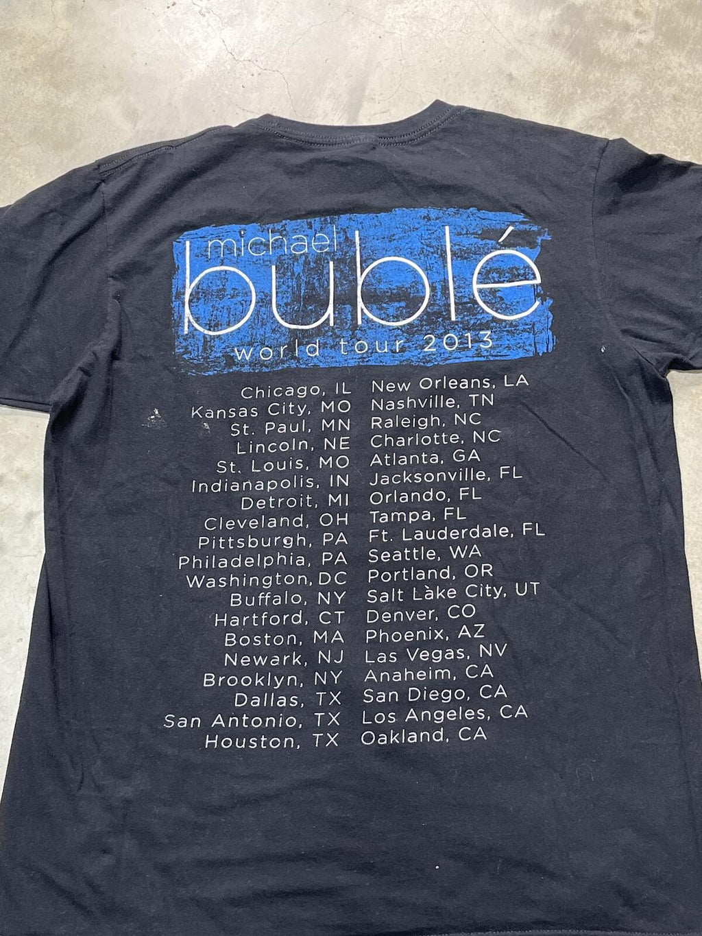 Michael Bublé Preowned Large T-shirt