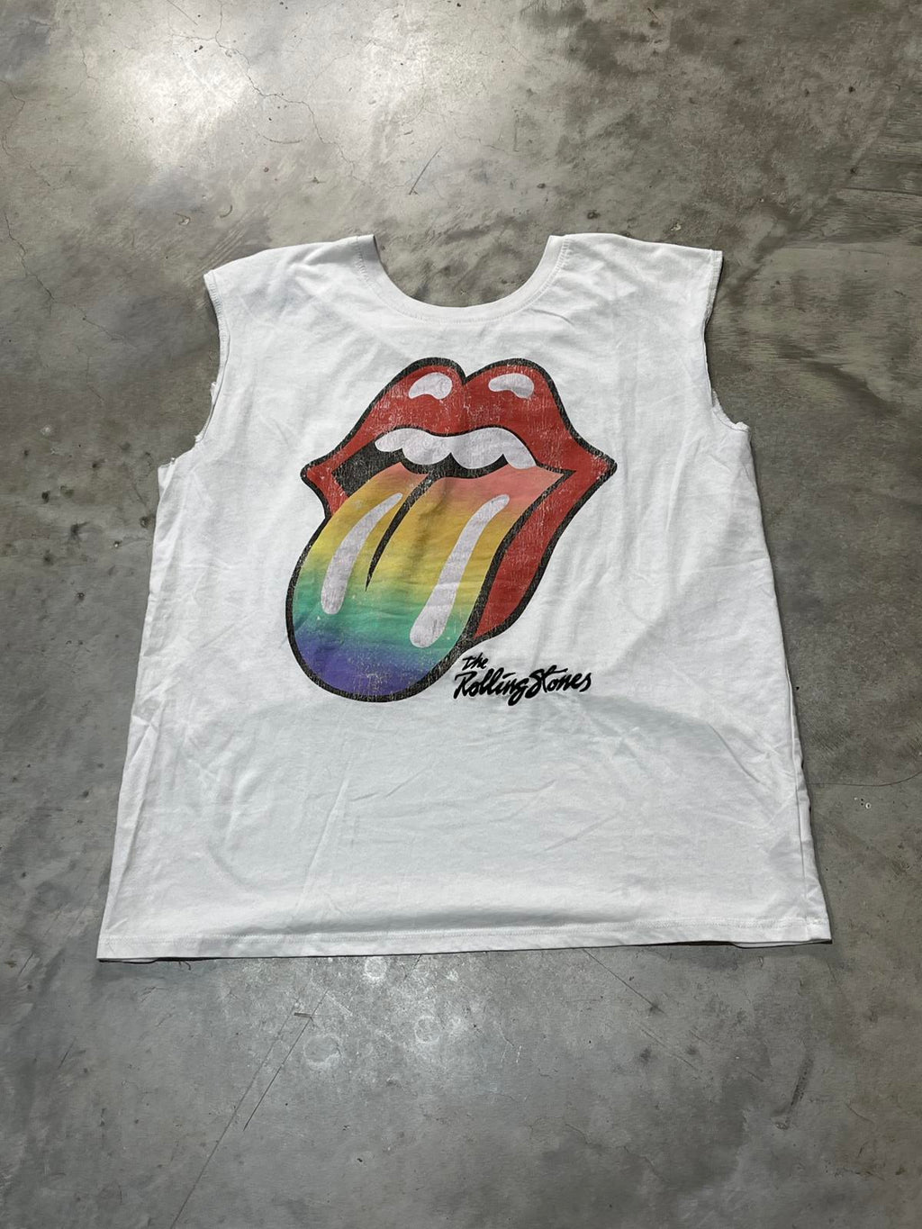 The Rolling Stones Preowned Medium Tank Top T-shirt