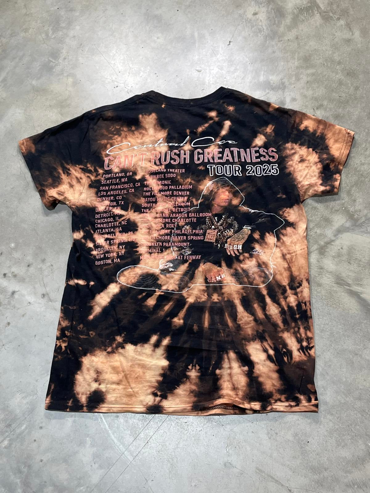 Central Cee Preowned Small Tie Dye T-shirt