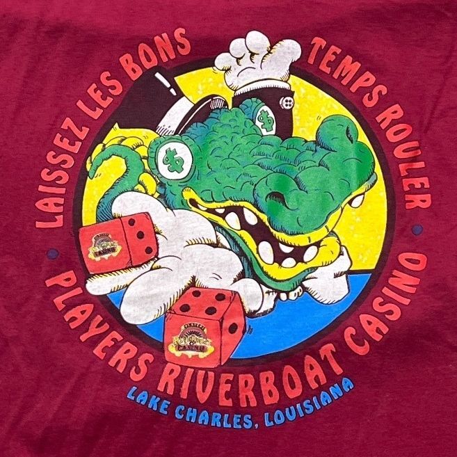 Vintage Players Riverboat Casino Preowned XL T-shirt