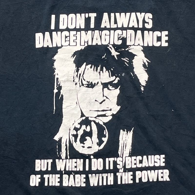 David Bowie Dance Magic Dance Preowned XL T-shirt