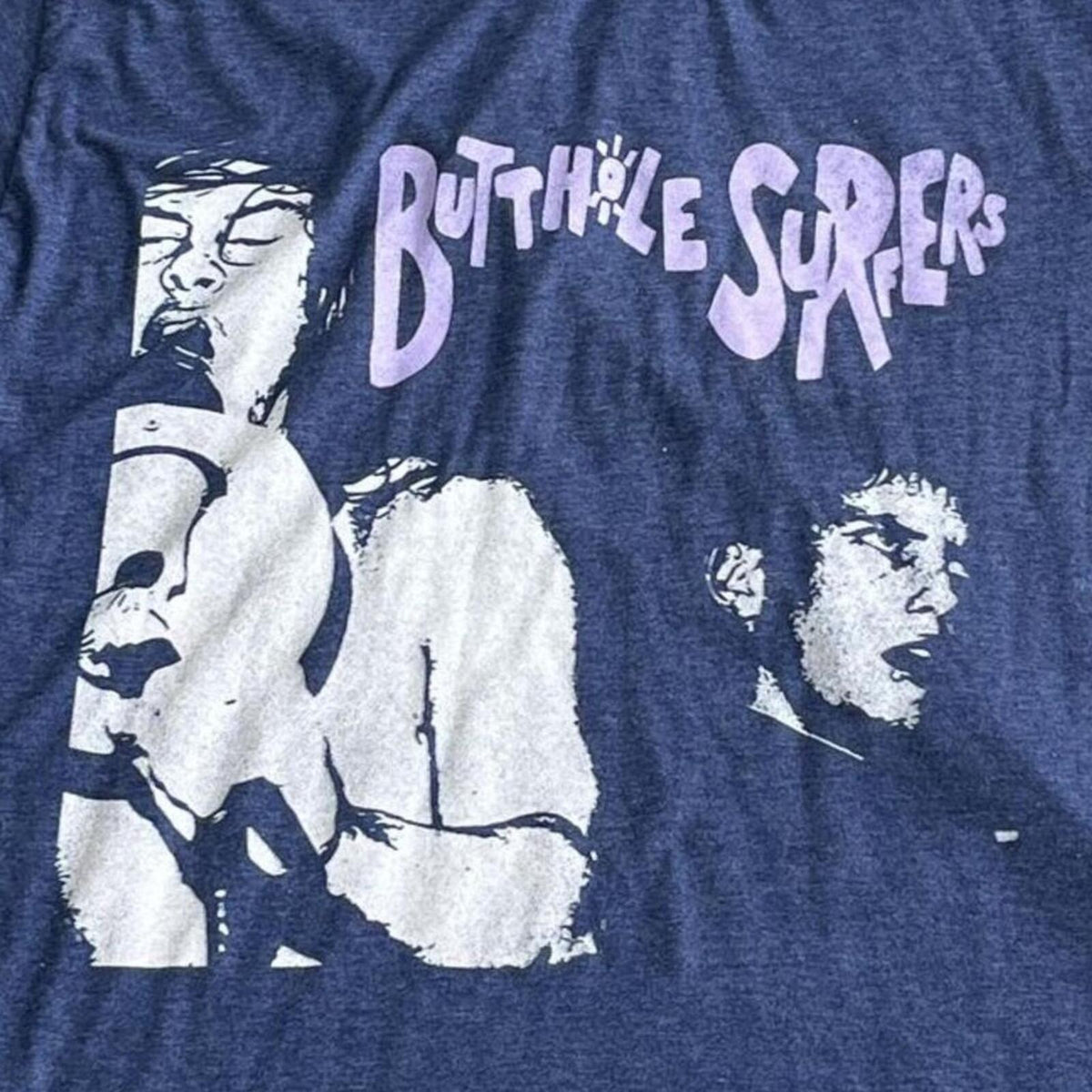 But**ole Surfers Preowned Large Ringer T-shirt