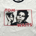 Tom Waits Preowned XL Ringer T-shirt