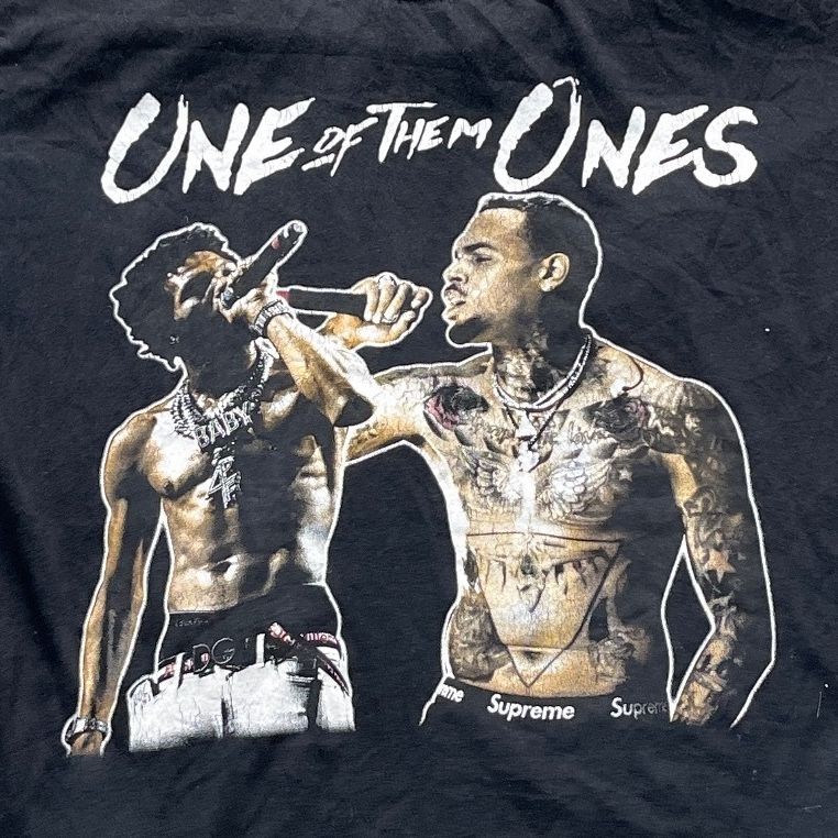 Chris Brown N Lil Baby Preowned Large T-shirt