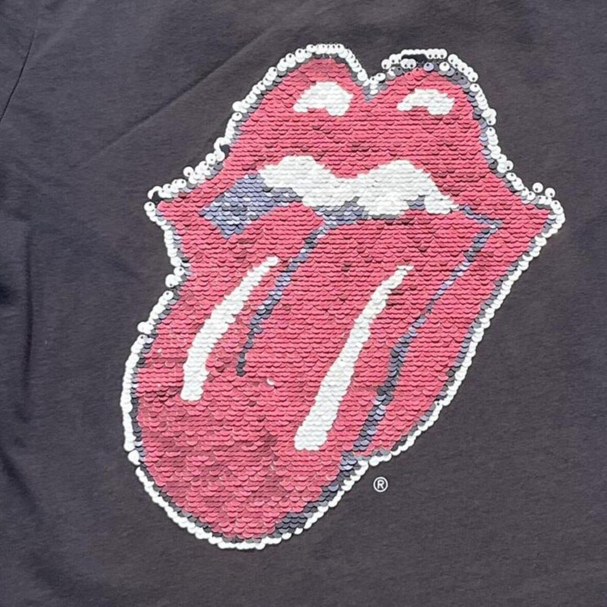 The Rolling Stones Preowned Reversible Sequence Small T-shirt