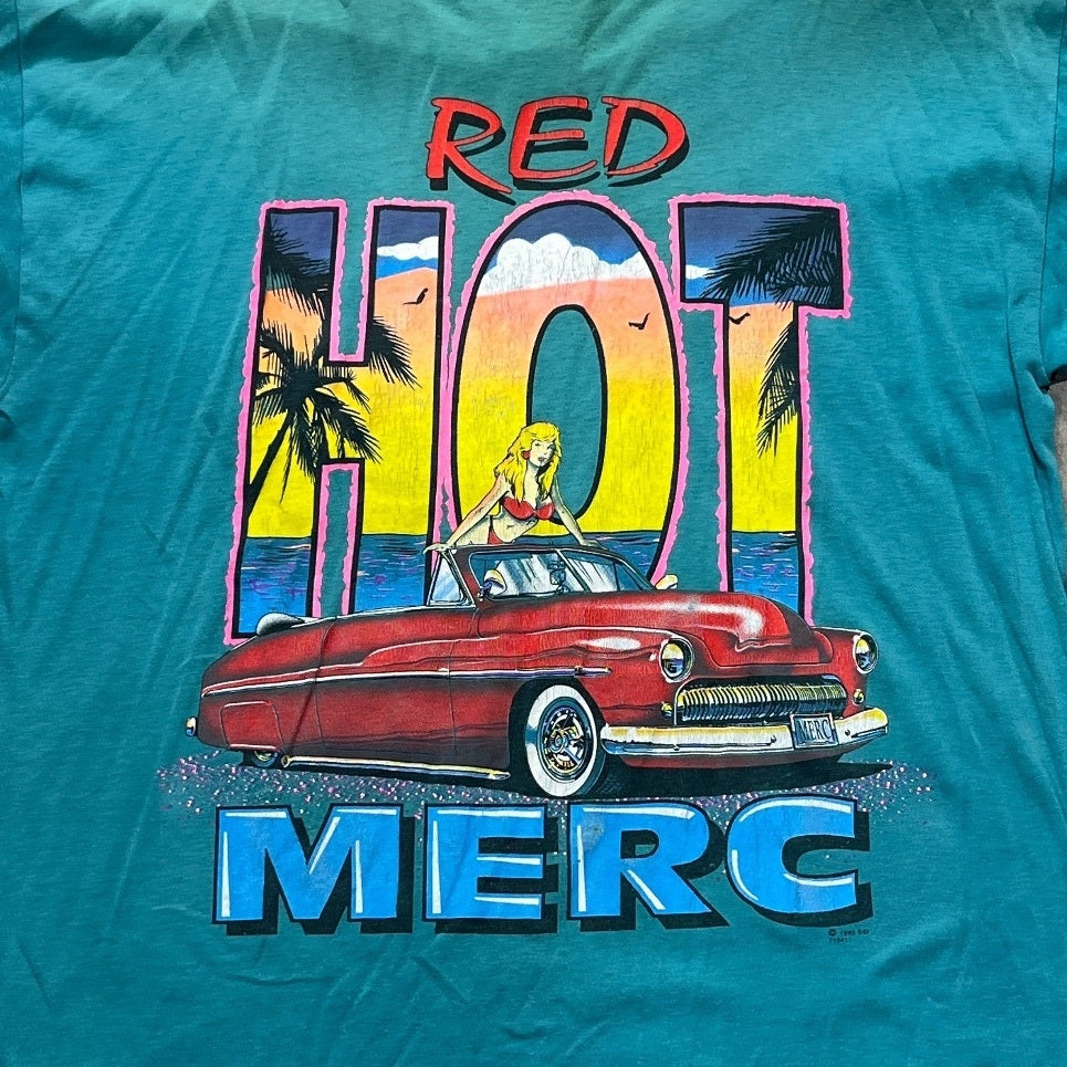 Vintage 1992 Red Hot Merc Preowned XL T-shirt