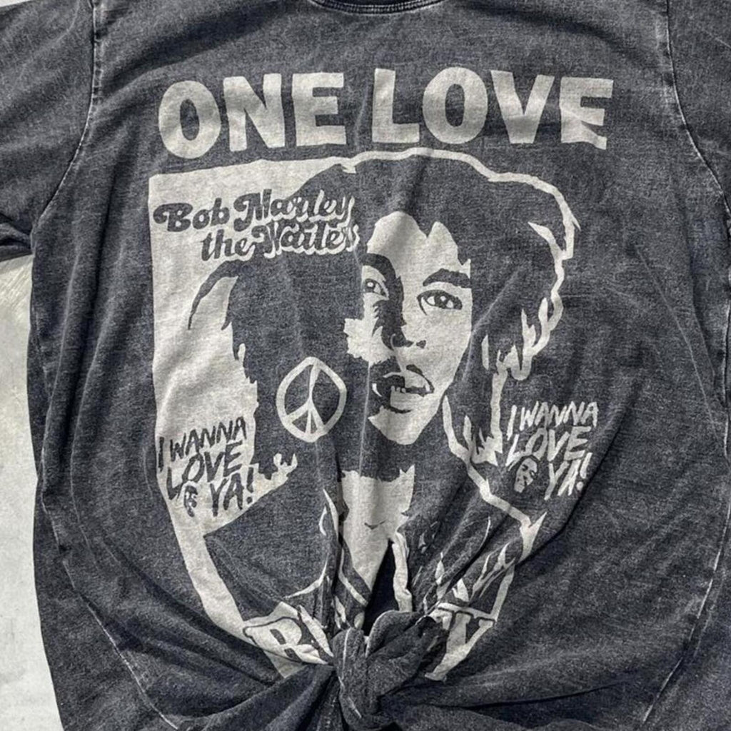 Bob Marley Preowned Medium Tied T-shirt