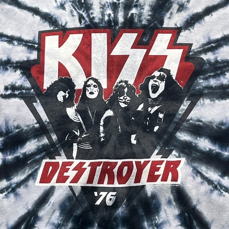 KISS Preowned Large Tie Dye T-shirt