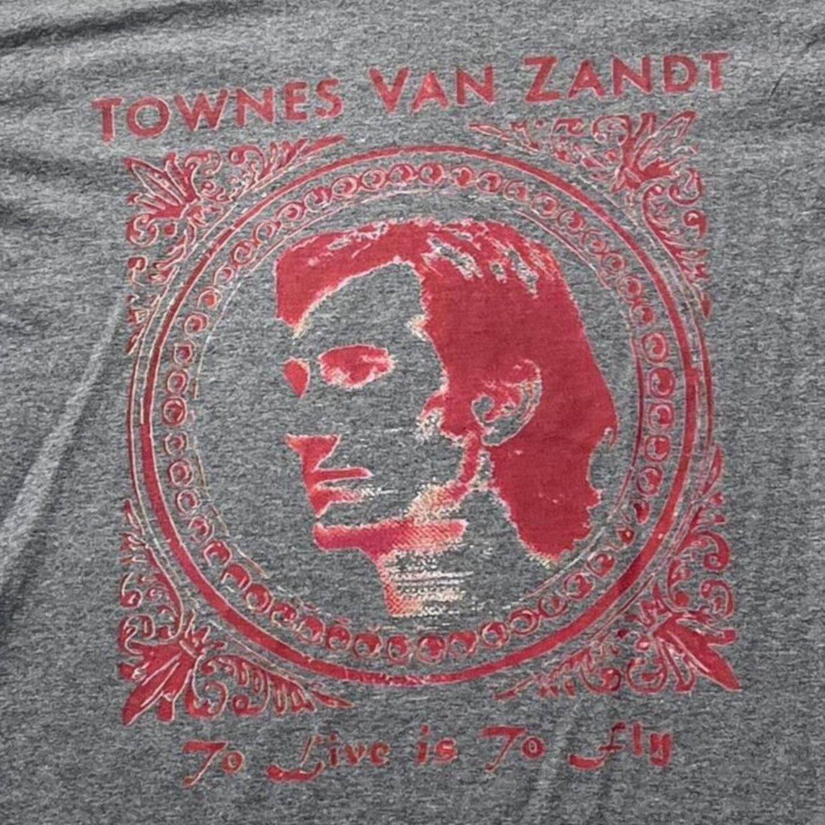 Townes Van Zandt Preowned Large T-shirt