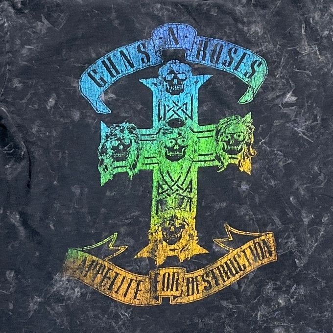 Guns N Roses Preowned Small Tie Dye T-shirt