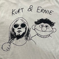 Kurt And Ernie Kurt Cobain Muppets Preowned Large T-shirt
