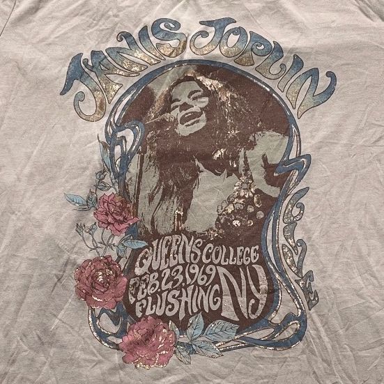 Janis Joplin Preowned Large T-shirt