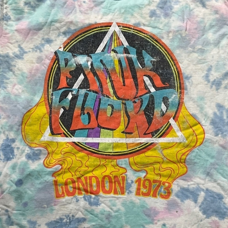 Pink Floyd Preowned Large Tie Dye T-shirt