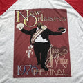1976 NOLA Jazz Festival Preowned Large 3/4 Sleeve T-shirt
