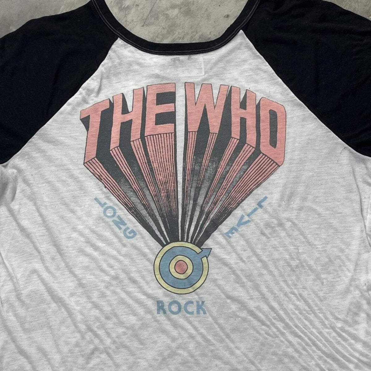 The Who Preowned Large Elbow-Length Sleeve T-Shirt