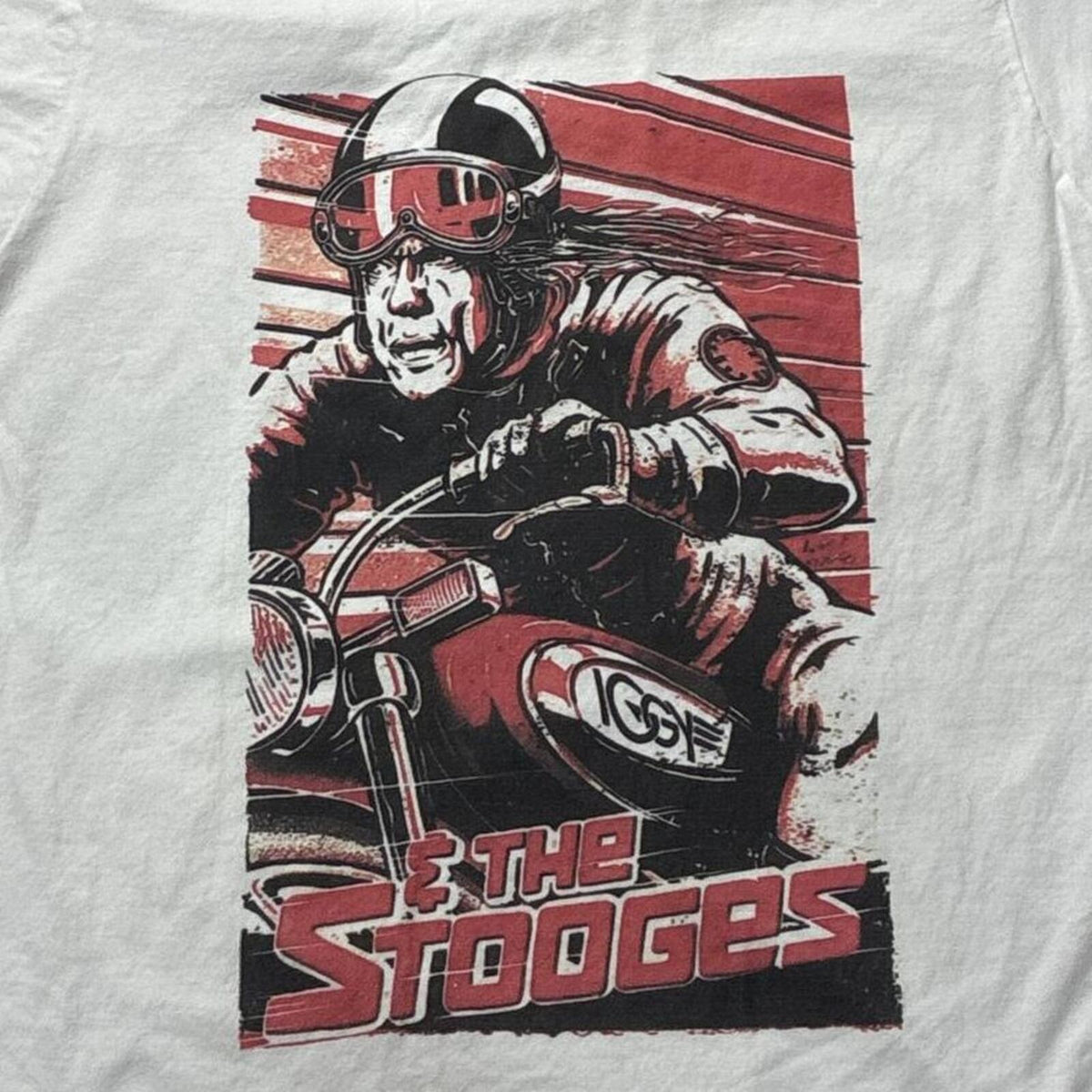 Iggy And The Stooges Preowned Medium Ringer T-shirt
