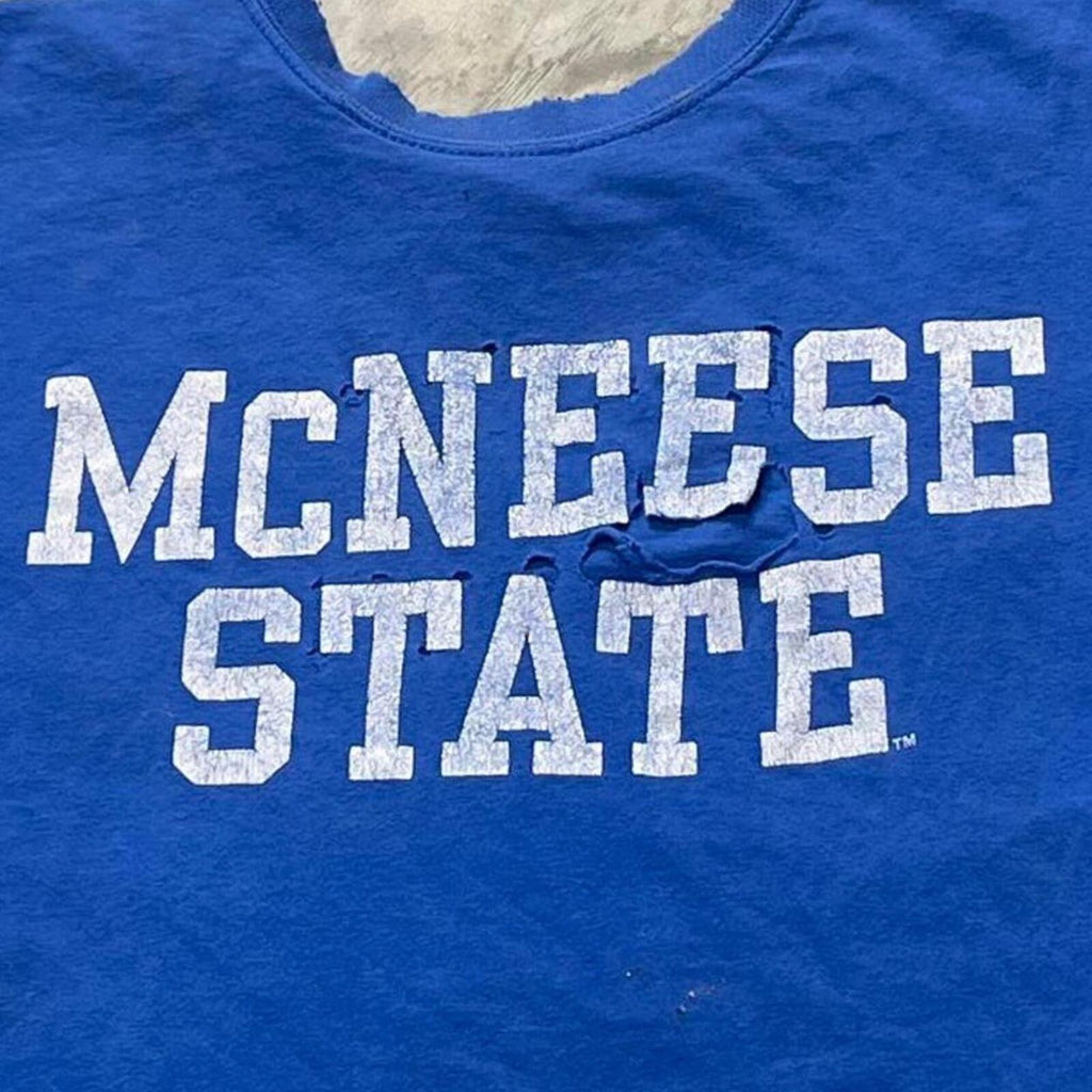 Vintage McNeese Preowned Large Distressed T-shirt
