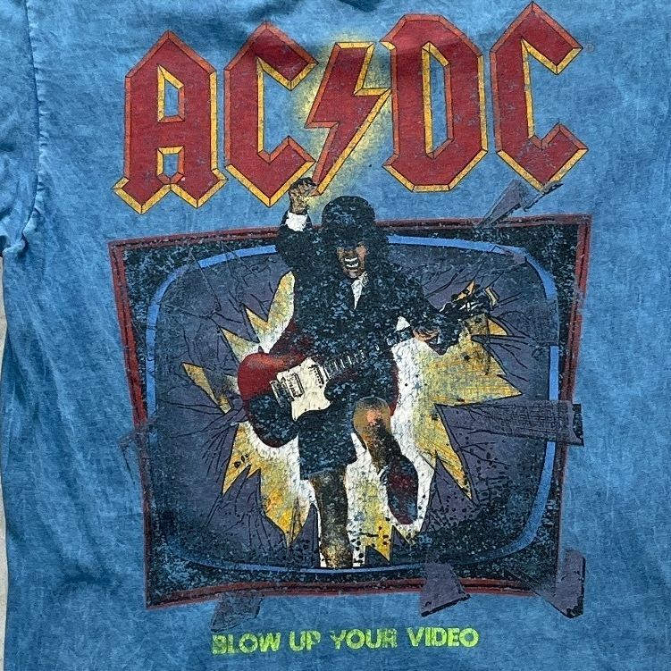 ACDC Preowned Large Cropped T-shirt