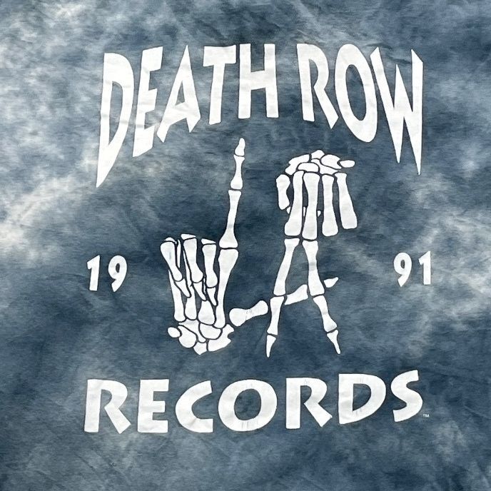 Death Row Records Preowned Large Tie Dye T-shirt