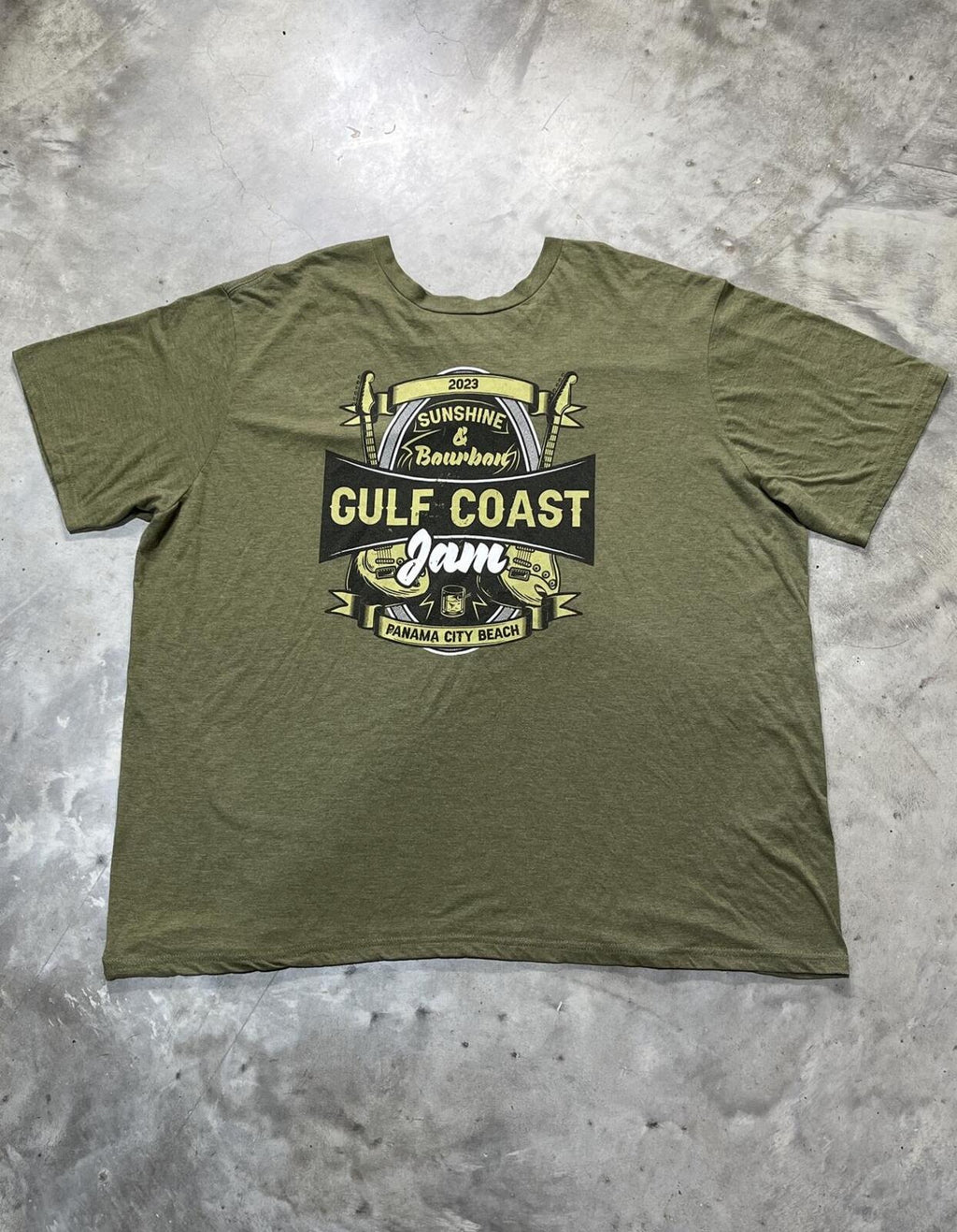 Gulf Coast Jam Music Festival Preowned 3XL T-shirt