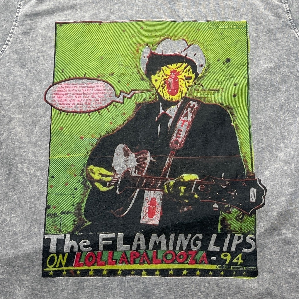 The Flaming Lips x Lollapalooza Preowned Large Tie Dye T-shirt