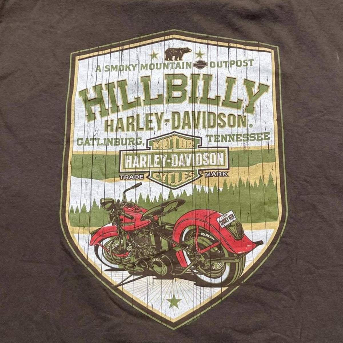 Harley Davidson Gatlinburg, Tennessee Preowned XL T-shirt