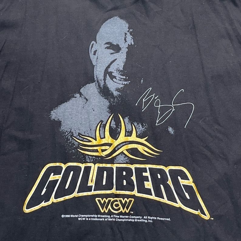 VTG 1998 WCW Bill Goldberg Preowned XL T-shirt