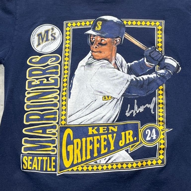 Vintage 90s Seattle Mariners Ken Griffey Jr. Preowned Large T-shirt