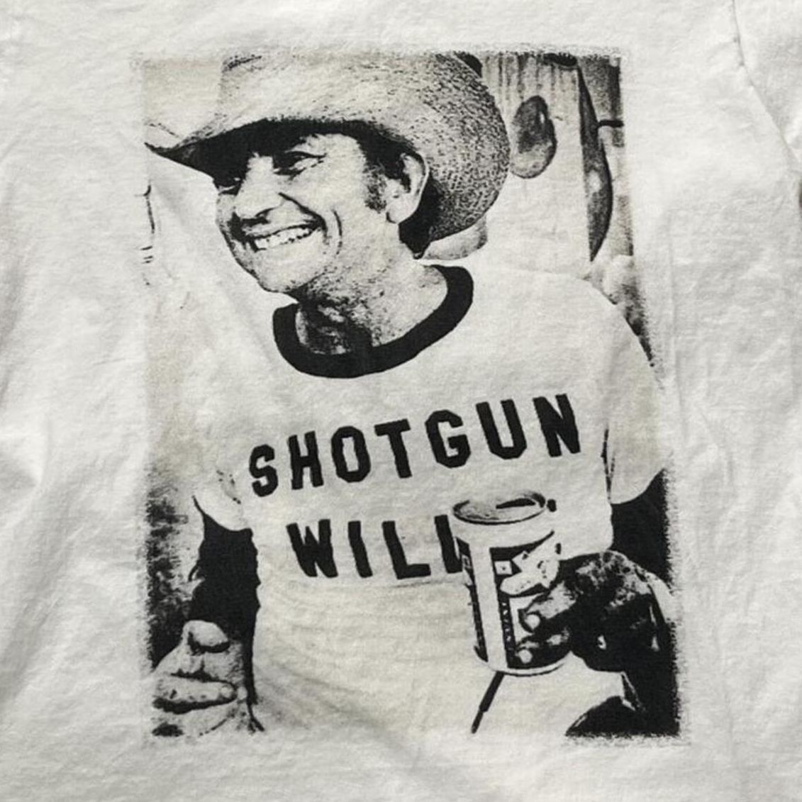 Willie Nelson Preowned Medium Ringer T-shirt