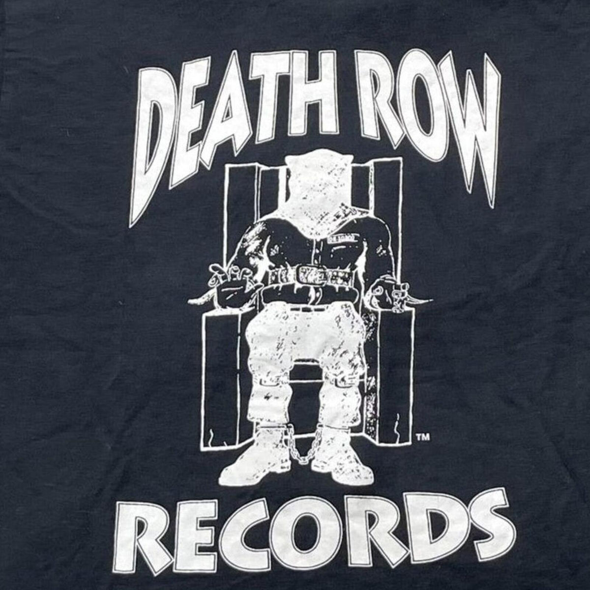 Death Row Records Preowned Large T-shirt