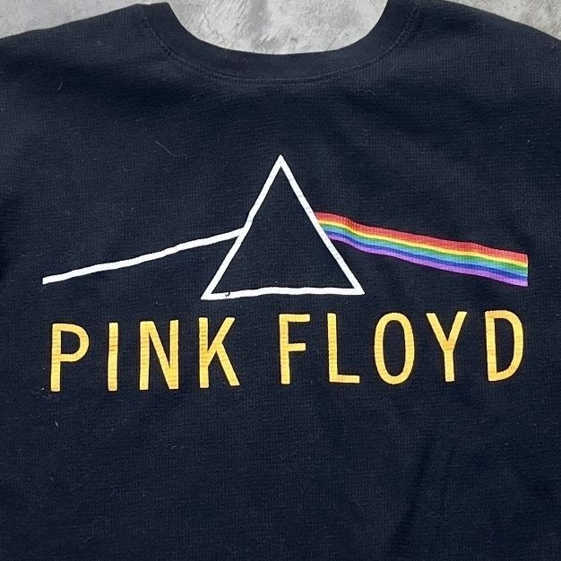 Pink Floyd Preowned Small Long Sleeve Cropped T-shirt