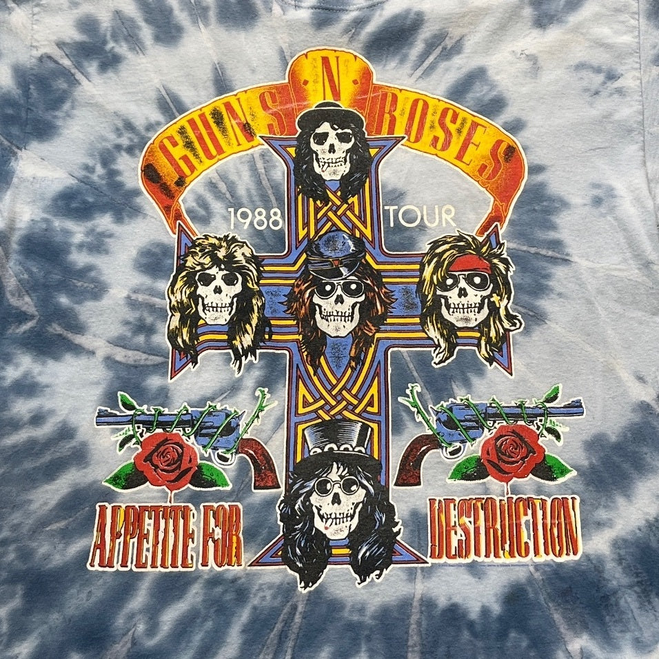 Guns N Roses Preowned Large Tie Dye T-shirt