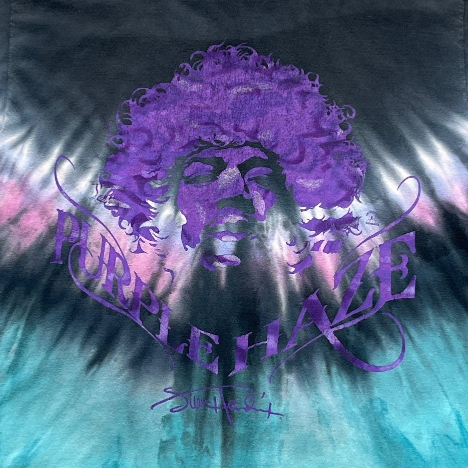 Jimi Hendrix Preowned Large Tie Dye T-shirt