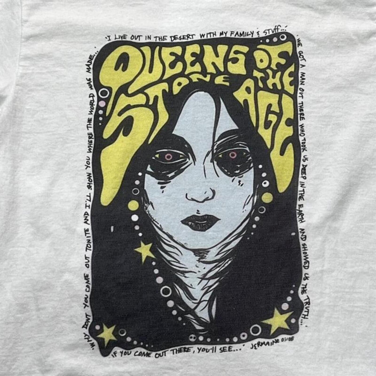 Queens Of The Stone Age Preowned Medium T-shirt