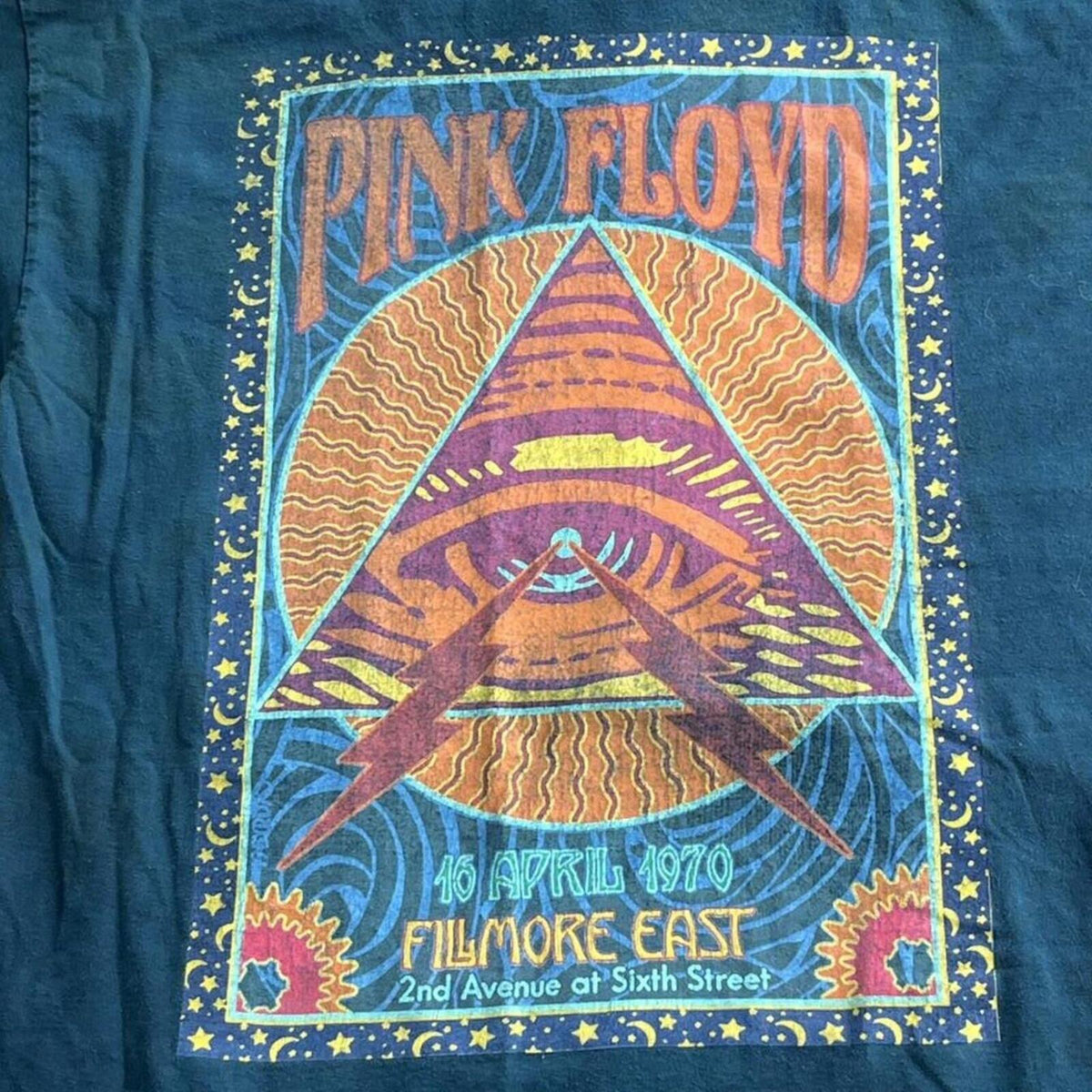 Pink Floyd Preowned XL Tie Dye T-shirt