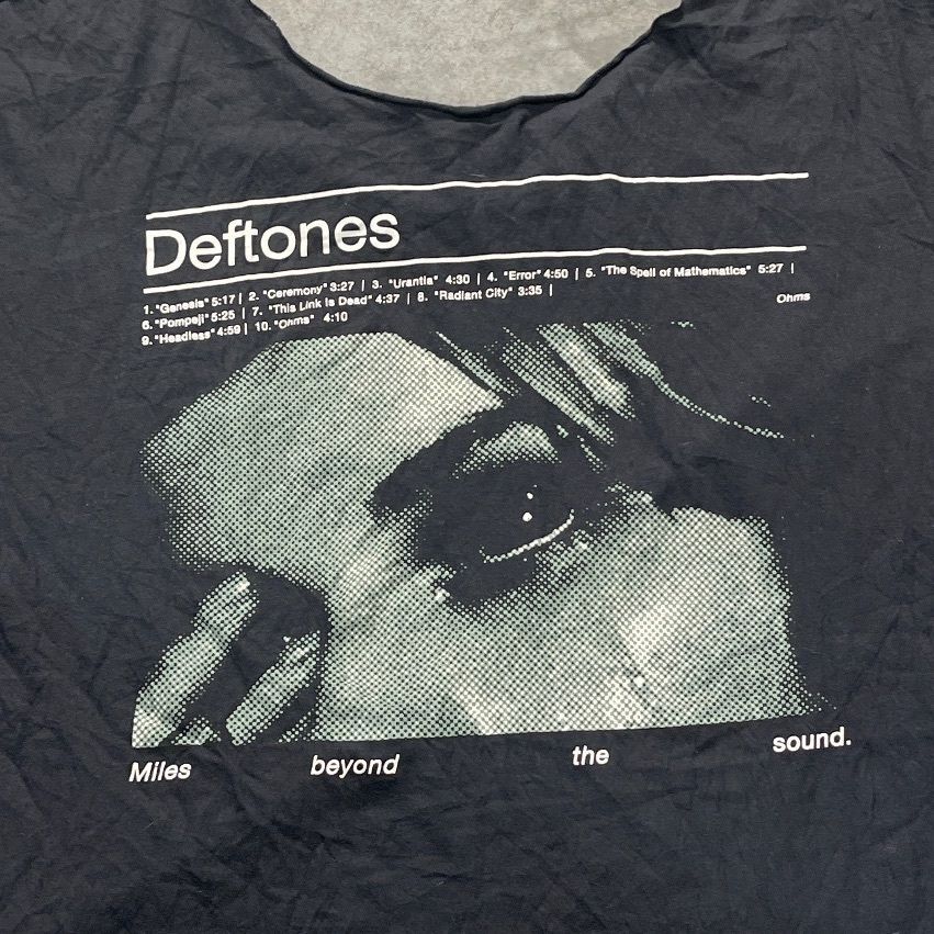 Deftones Preowned 2XL Cropped Neckline Cropped T-shirt
