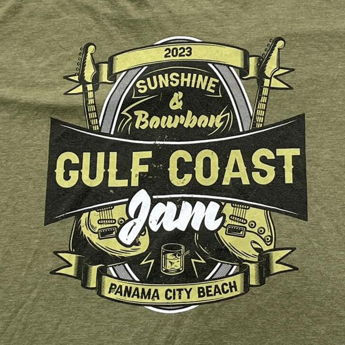 Gulf Coast Jam Music Festival Preowned 3XL T-shirt