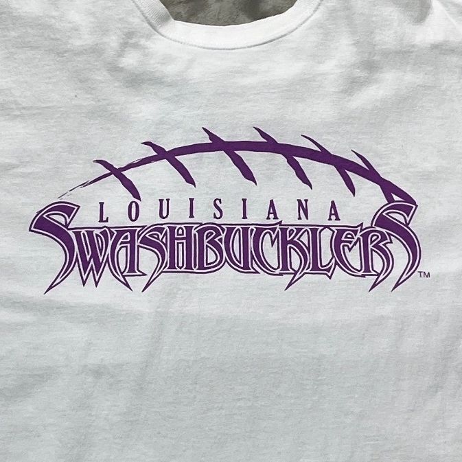 Vintage Louisiana Swashbucklers Preowned XL T-shirt