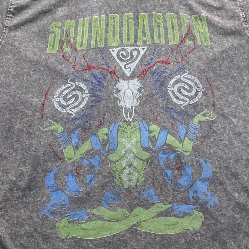 Soundgarden Preowned Large Tie Dye T-shirt