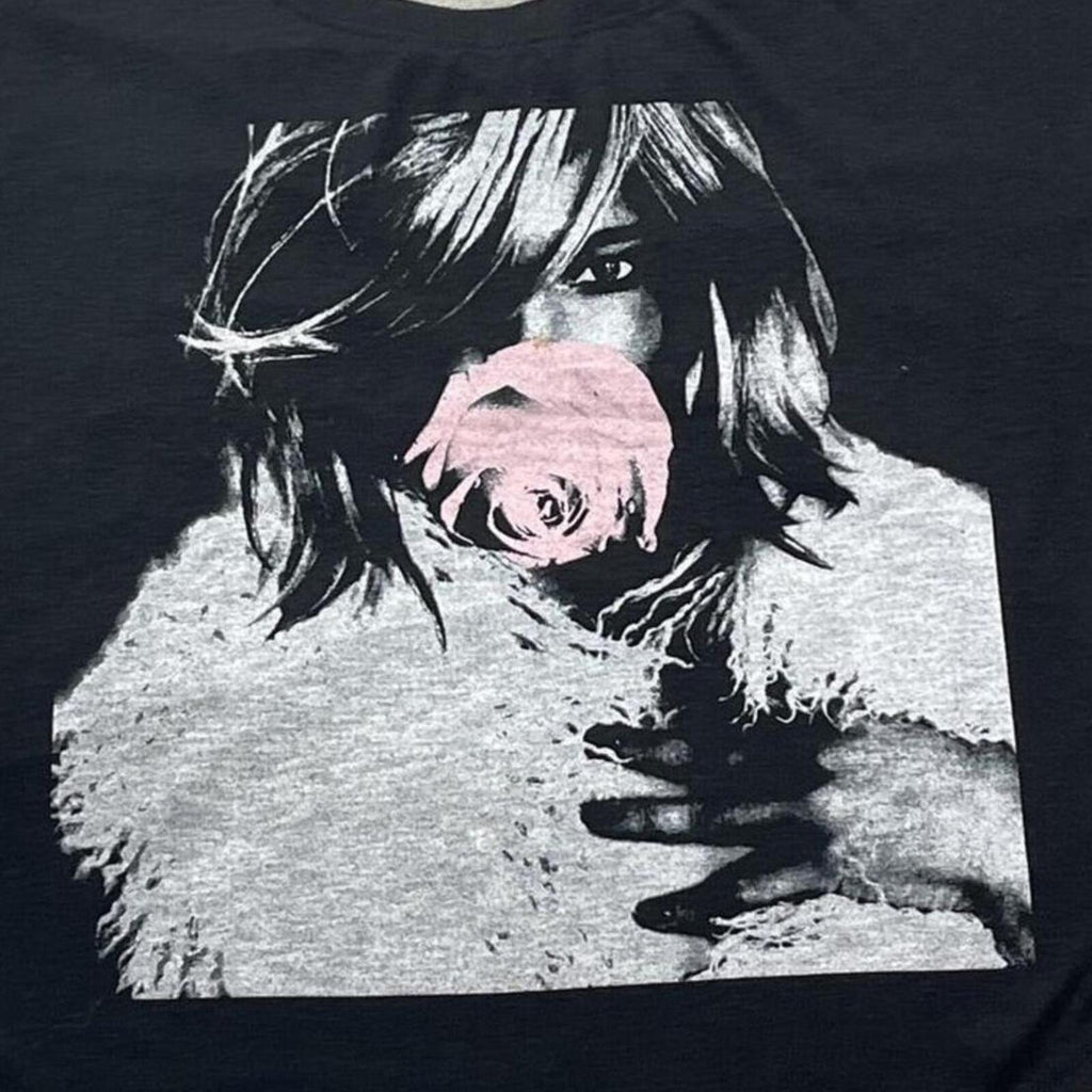 Courtney Love Preowned Medium Cut Off Sleeve T-shirt