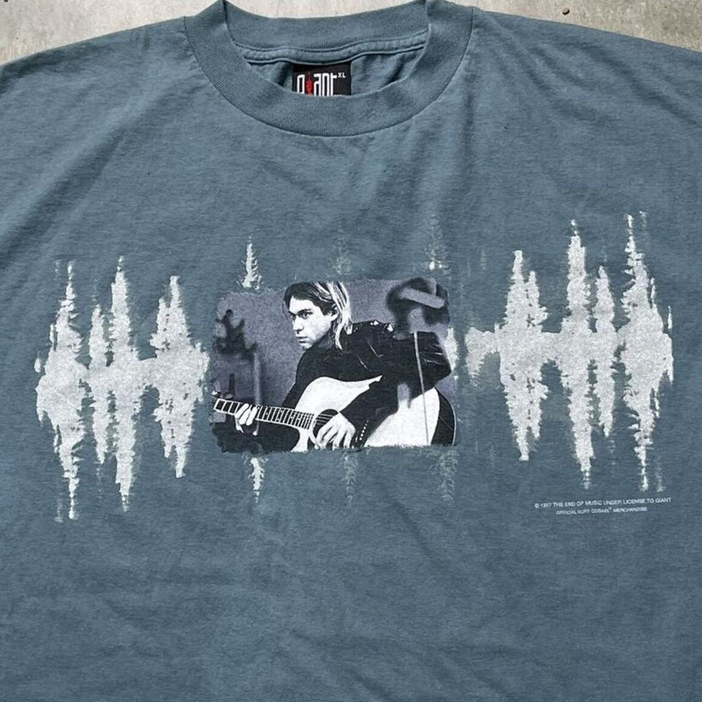 Vintage 1997 Kurt Cobain The End Of Music Preowned XL T-shirt