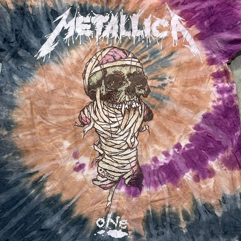 Metallica Preowned Medium Tie Dye T-shirt