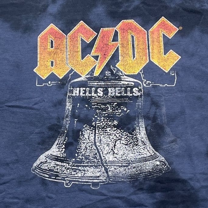 ACDC Preowned Medium Tie Dye T-shirt
