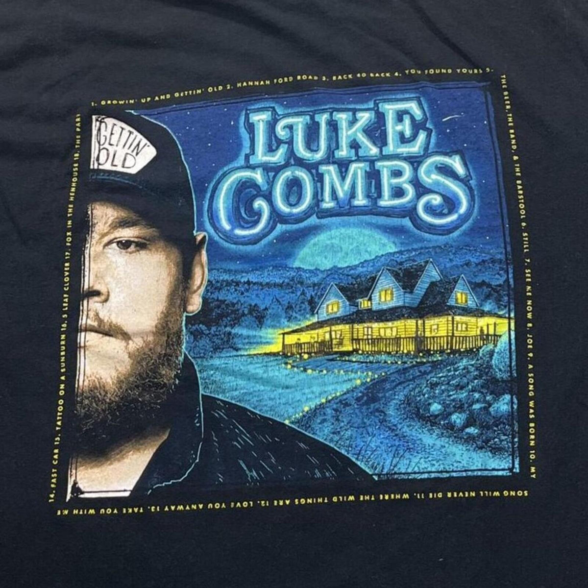 Luke Combs Preowned Medium T-shirt
