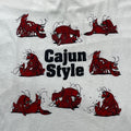 Vintage Doing It Cajun Style Crawfish Preowned Large T-shirt