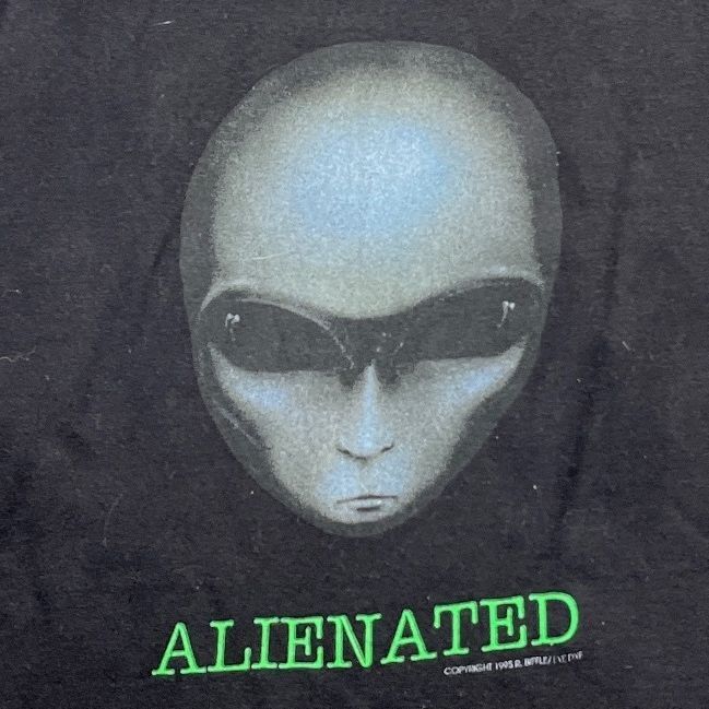 Vintage 1995 Alien Workshop Alienated Preowned XL T-shirt