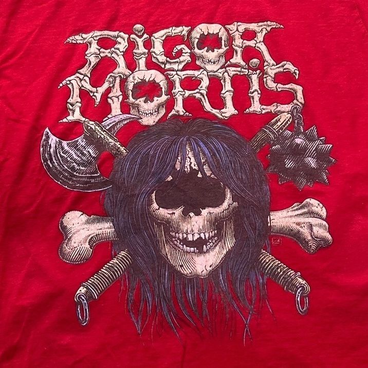 Rigor Mortis Preowned Large Ringer T-shirt