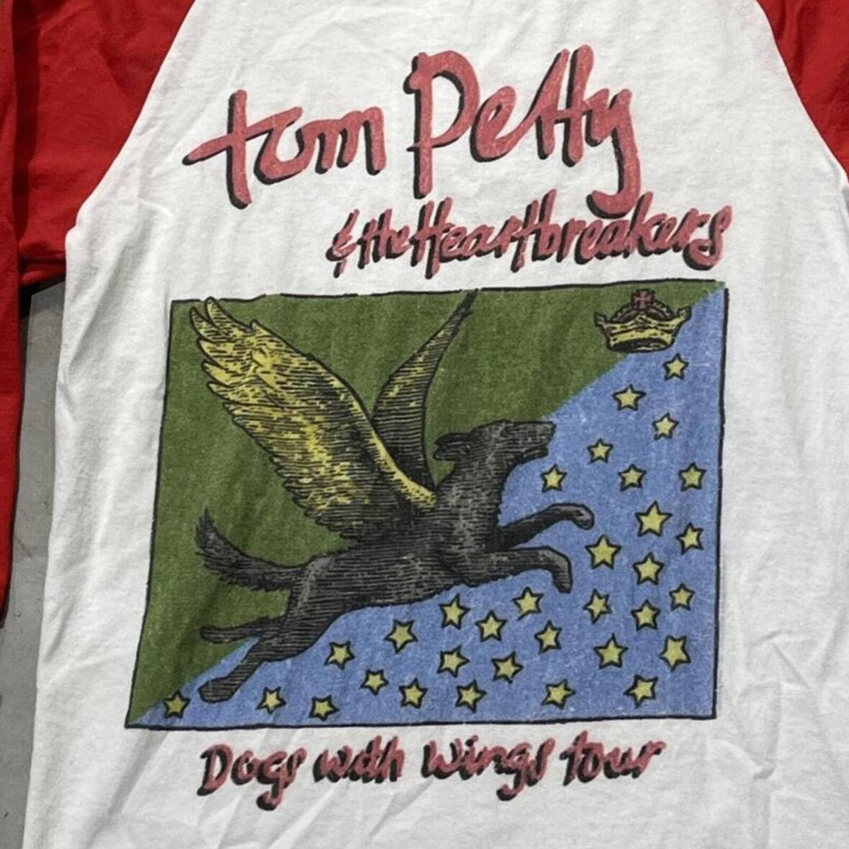 Tom Petty Preowned Small 3/4 Sleeve T-shirt