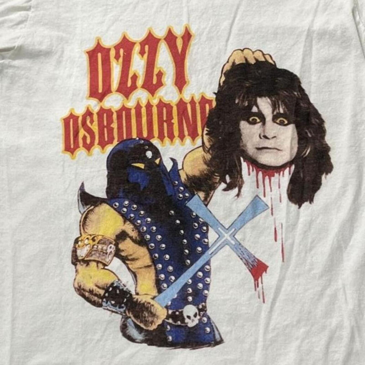 Ozzy Osborne Preowned Small Ringer T-shirt