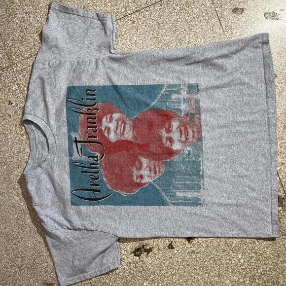 Aretha Franklin preowned Large Band T-shirt